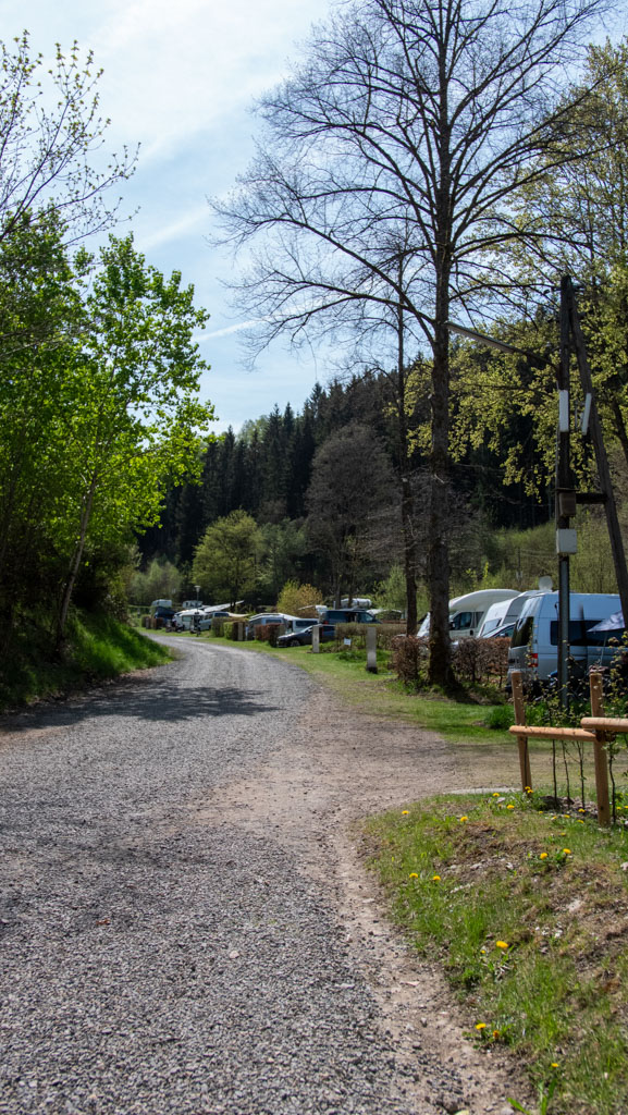 Zufahrt zum Campingplatz