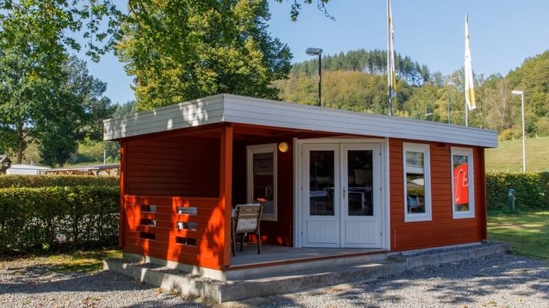 Blockhaus Außenansicht