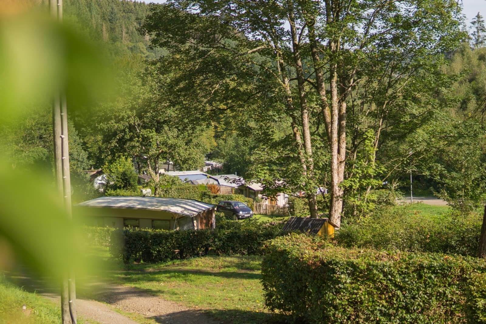 Dauercamping Waldrandlage